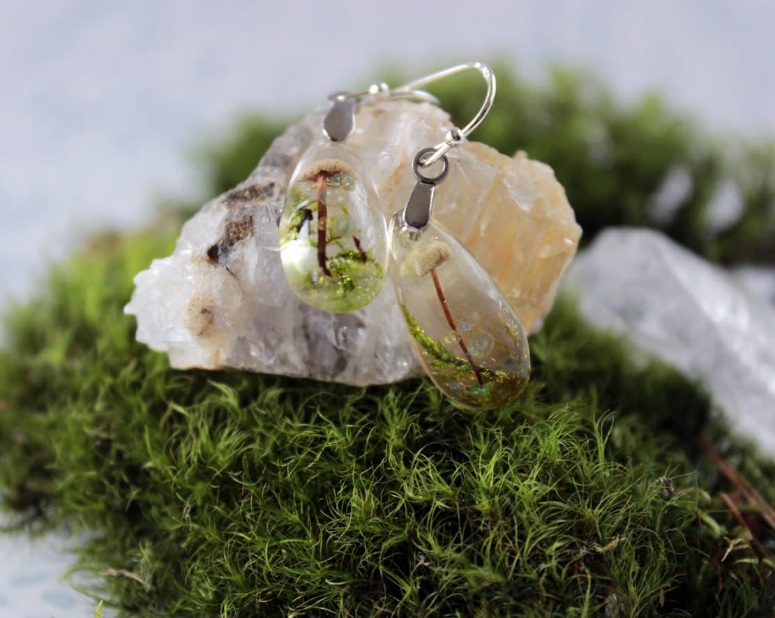 Natural Wind Chime Handmade with Authentic Forest Seeds