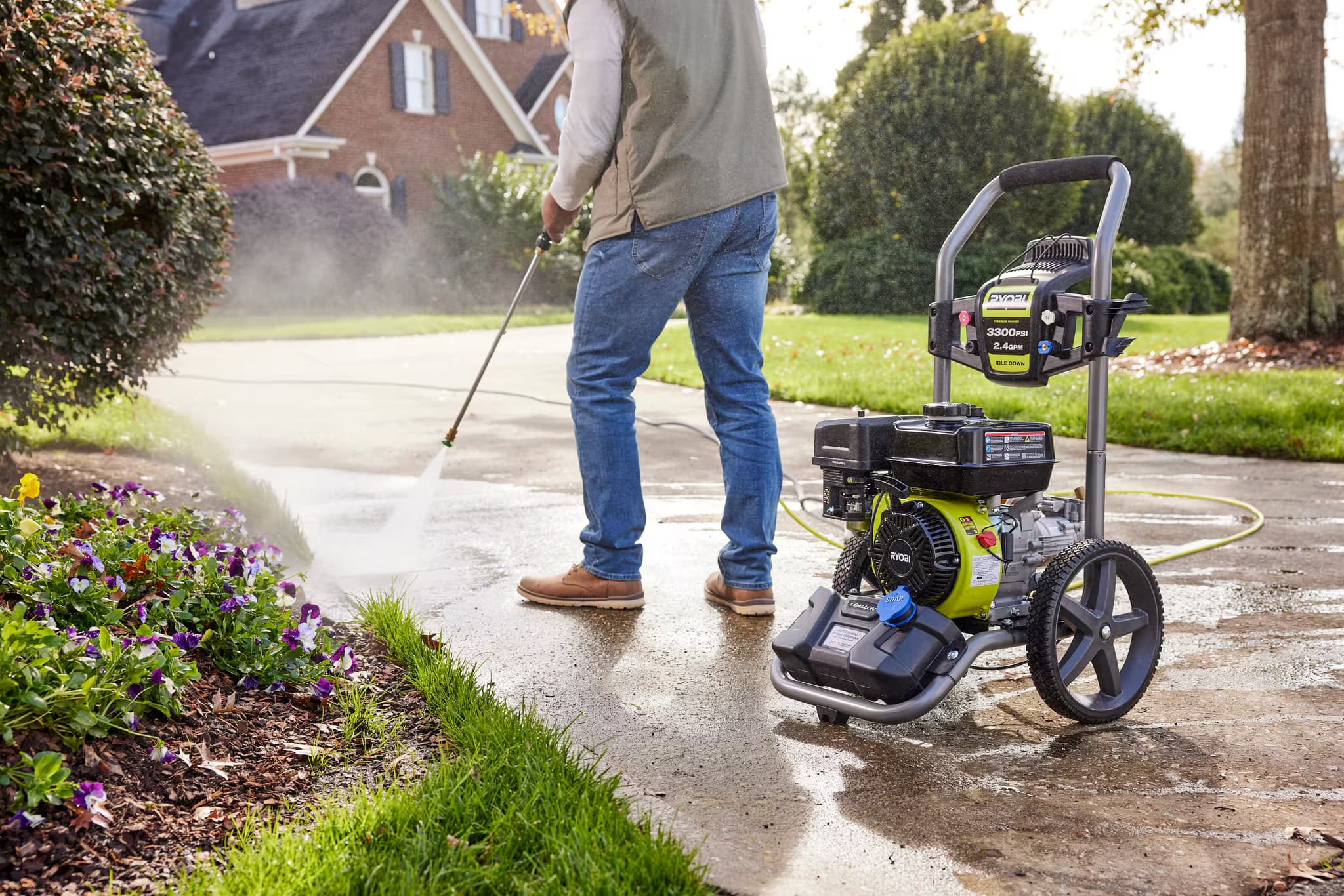 Driveway Cleaning – Mr Clean Brightens and Restores Your Home Entrance