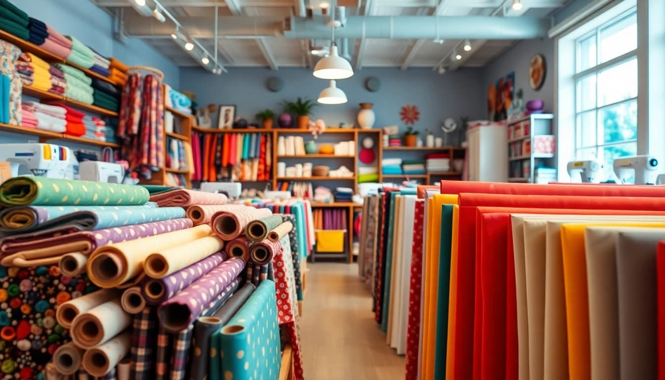 Bekijk de stoffen webshop nederland met een breed scala aan kleurrijke stoffen op display.