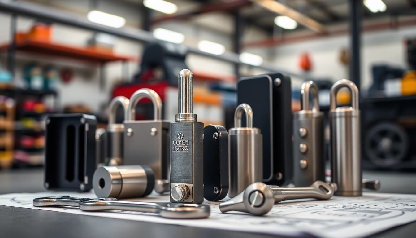 Scopri le serrature professionali di dakenlocks.com in un ambiente industriale sicuro.