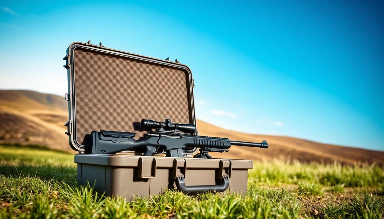 Protect your gear with a reliable pelican rifle case, showcasing durability and organization for outdoor adventures.