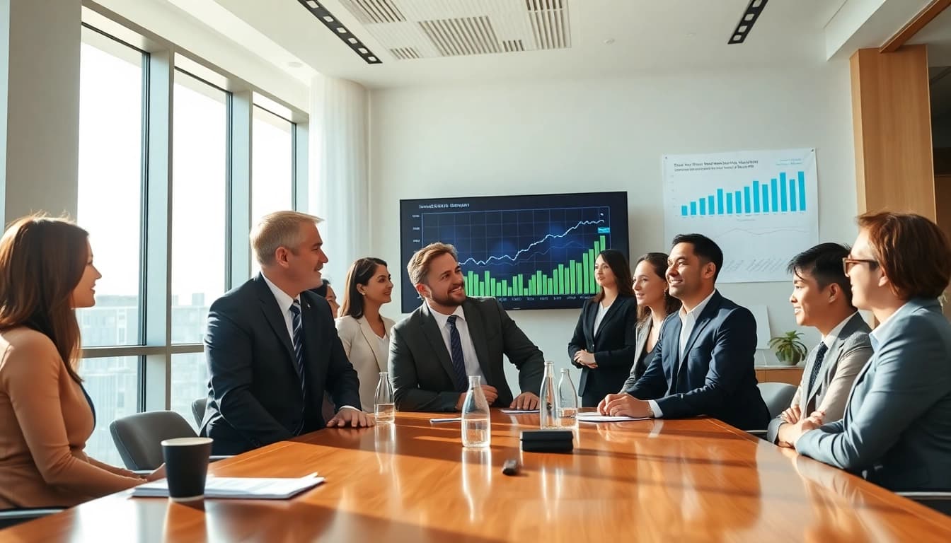 Diskusikan deposit 1k dalam rapat bisnis yang profesional dan beragam.