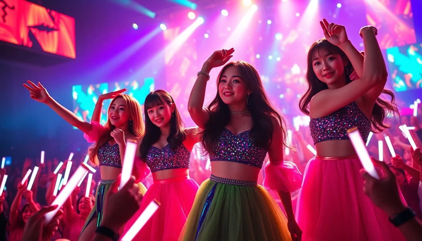 Catch the latest Blackpink news during an electrifying live concert performance.
