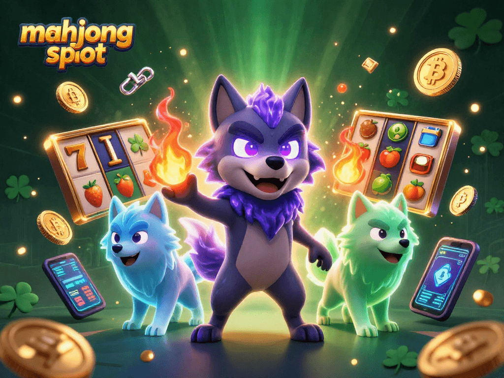 Menangkan jackpot dalam permainan mahjong slot dengan simbol berwarna dan energi misterius yang mengelilingi.