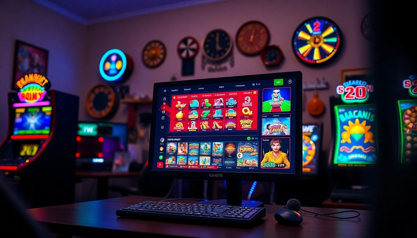 Mengakses https://diantogel.com/ pada perangkat gaming dengan suasana menarik.