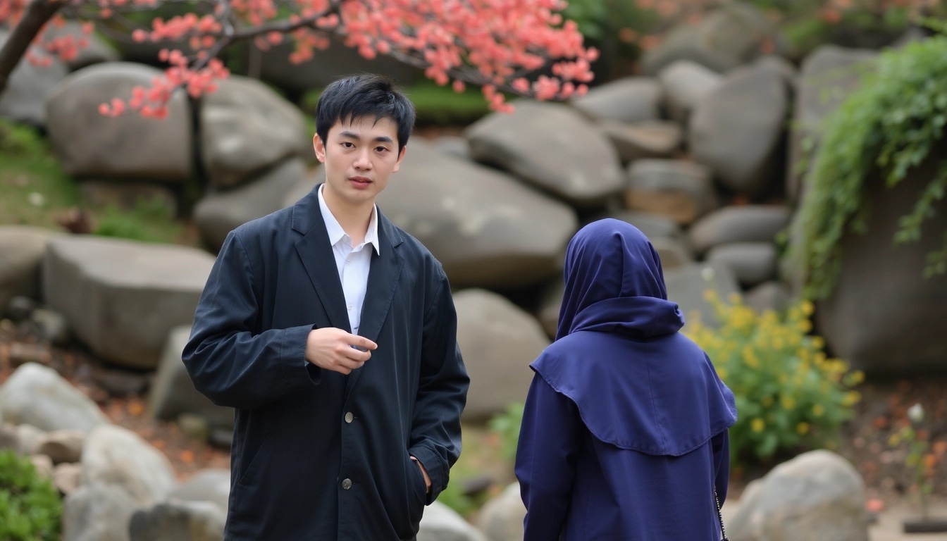 葉酸サプリを手に持つ妊娠中の女性、明るい公園でリラックスした雰囲気。