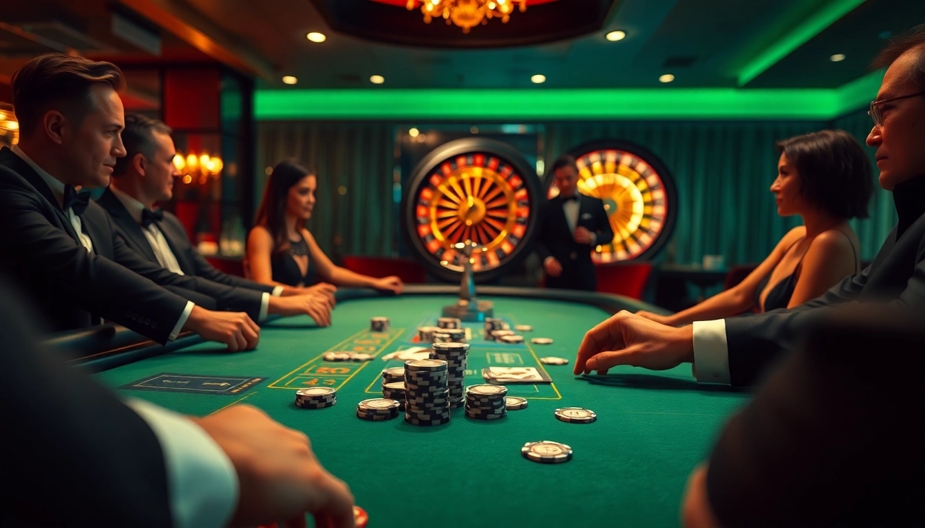 Experience the thrill of 7upbet with an exciting casino scene featuring strategic poker and roulette.