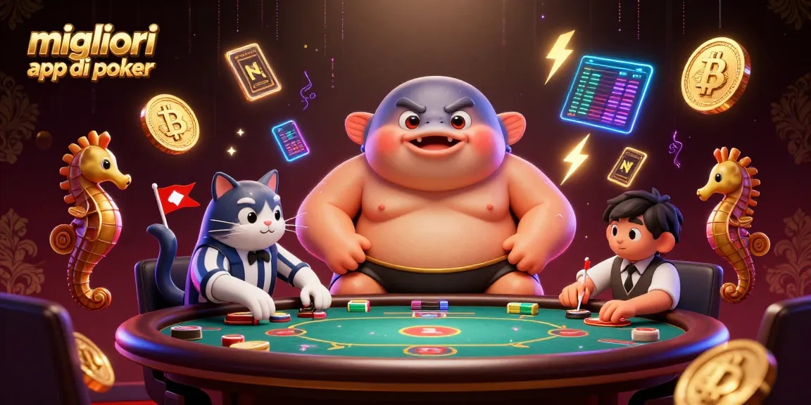 Gioca con le migliori app di poker e scopri emozioni uniche al tavolo con il fugu e il pesce gattò.