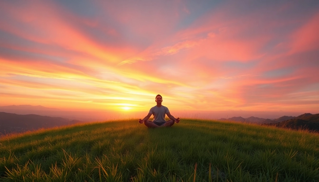 Relaxing at sunset while embracing the concept of Life in a Break Down.
