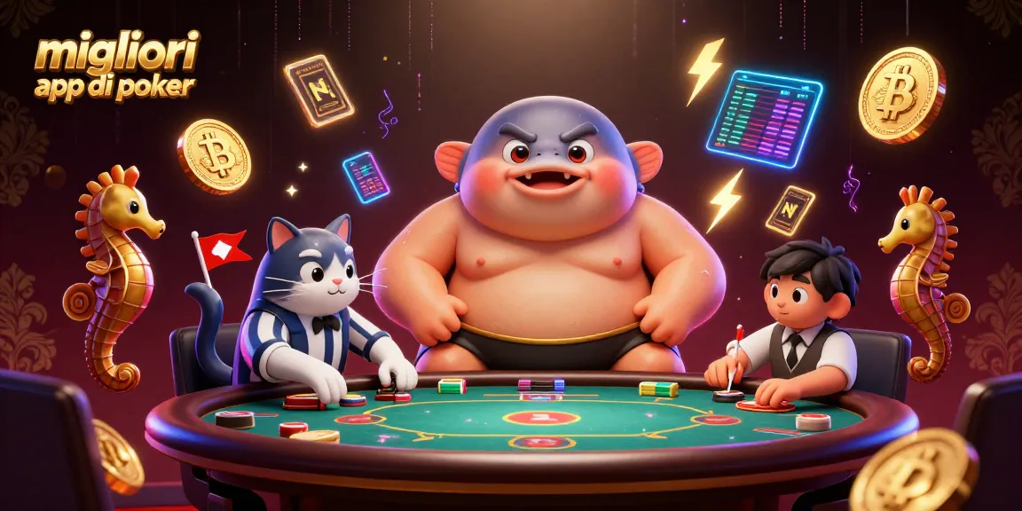 Gioca con le migliori app di poker e scopri emozioni uniche al tavolo con il fugu e il pesce gattò.