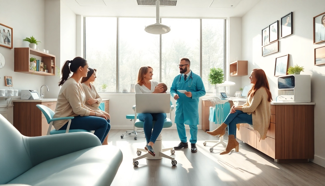 Family dentist Frankfort IL engaging with a patient in a welcoming dental office.