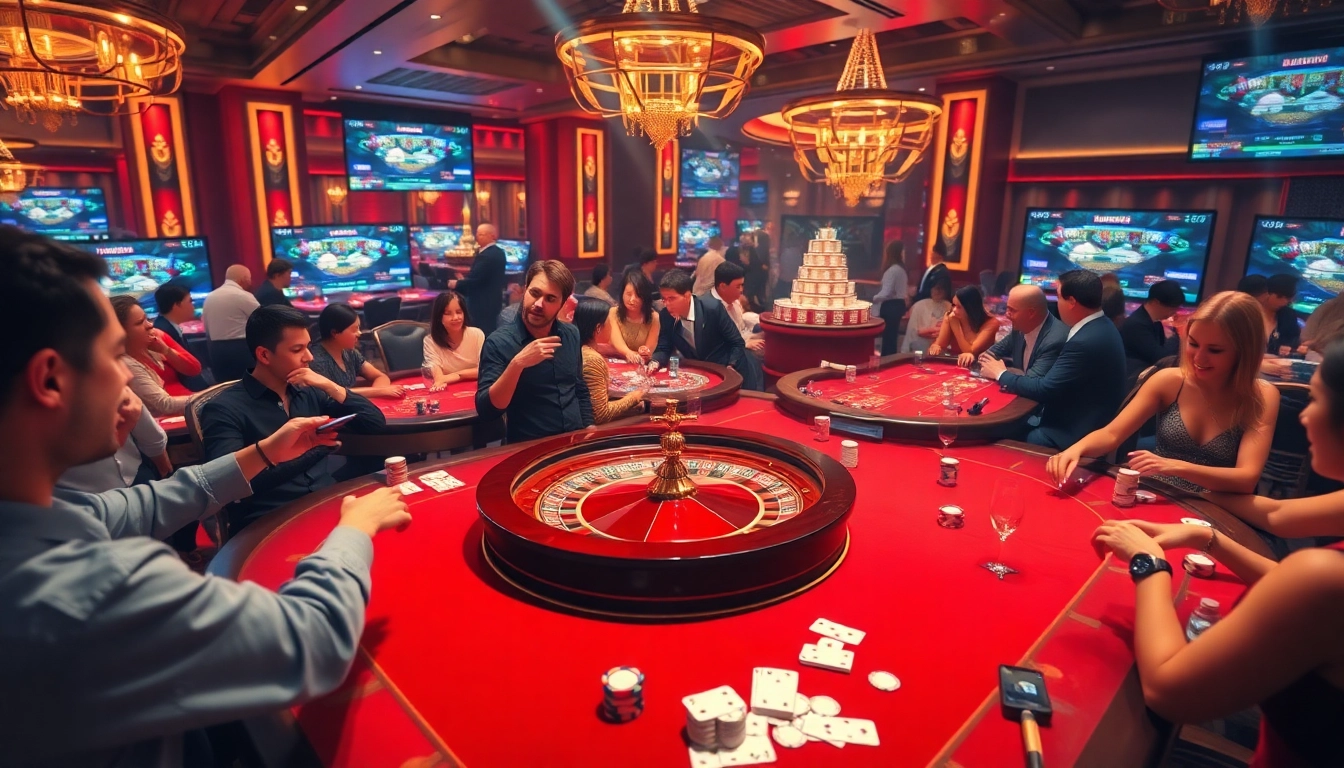 Experience the thrill of gambling at Nhà cái uy tín QQ88 with dynamic casino tables and enthusiastic players.