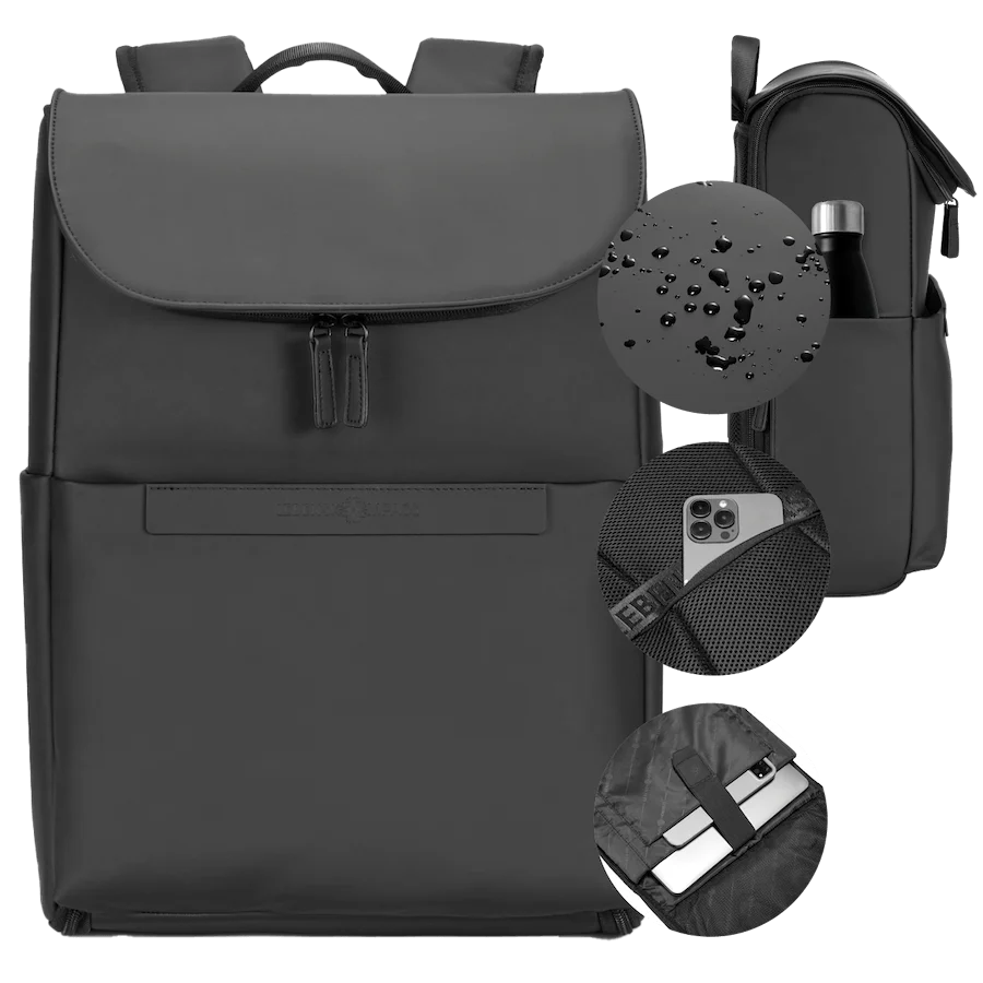 Laptop sicher verstauen – Wasserdichter Rucksack von VIDI BAGS