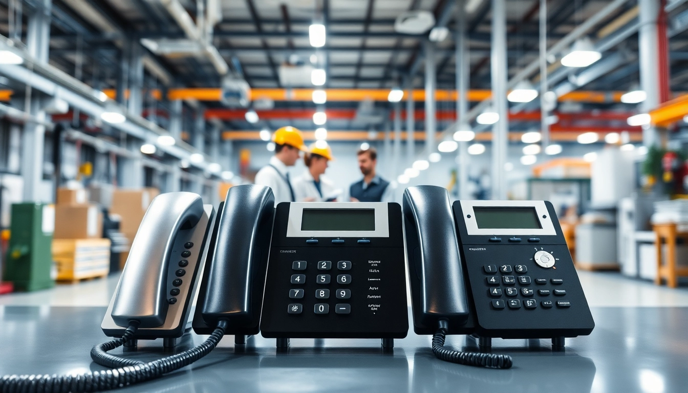 Showcasing the Manufacturer of Industrial Telephone and Communication System Solutions in a modern industrial setting.