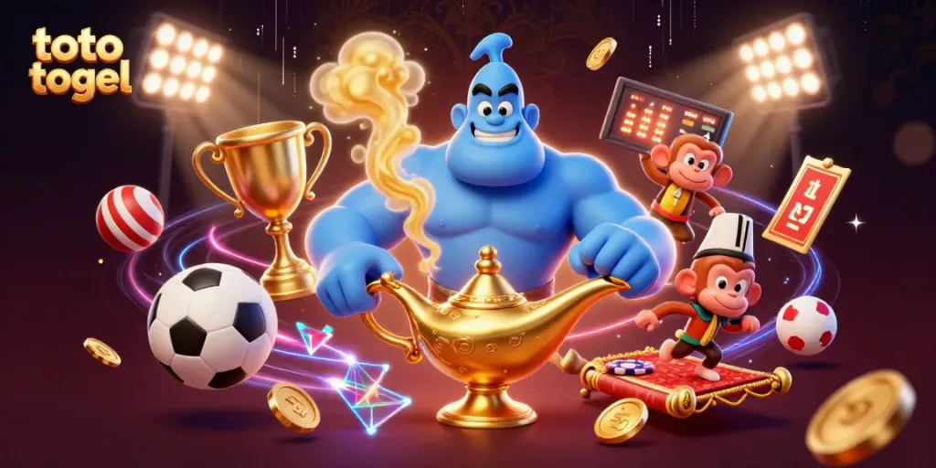 Menangkan hadiah besar dengan toto togel, genie biru menghadirkan keberuntungan di kasino.