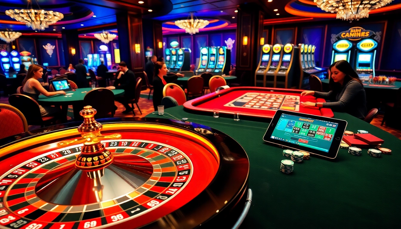 Experience dynamic gameplay at https://s8net.com/ with intense action at casino tables and vibrant slot machines.