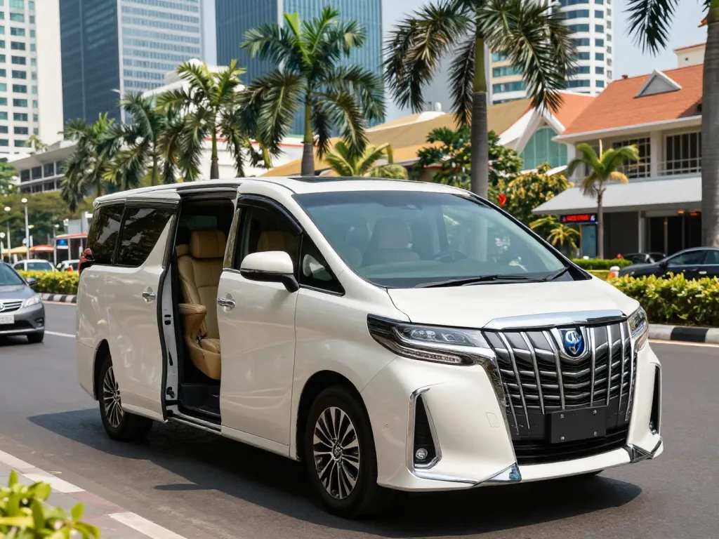 Thuê Toyota Alphard tại Hồ Chí Minh cho chuyến du lịch sang trọng với một tài xế chuyên nghiệp.