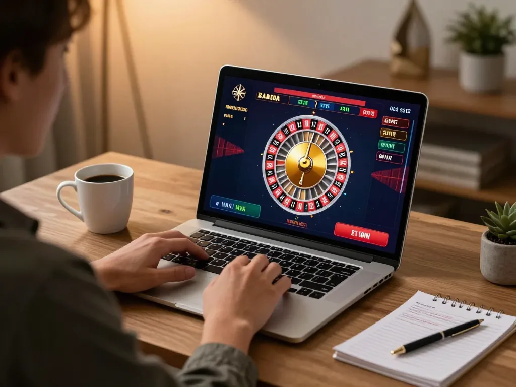 Engaged player at Trang chủ 79king, enjoying a thrilling online roulette game.