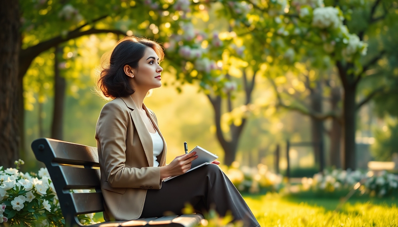 Finding my true calling through reflection in a peaceful park setting.