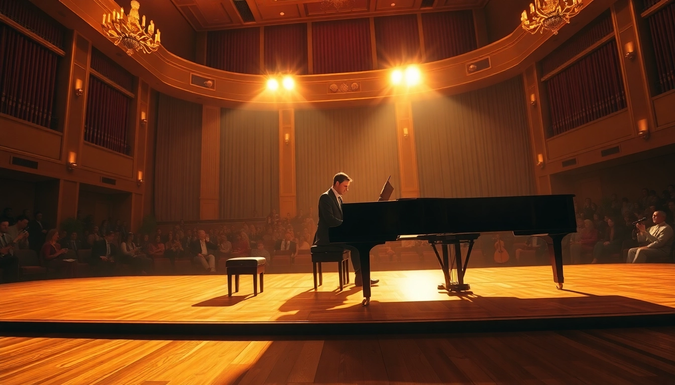 Experience the captivating music from https://whisperings.com.ua in a serene concert setting.
