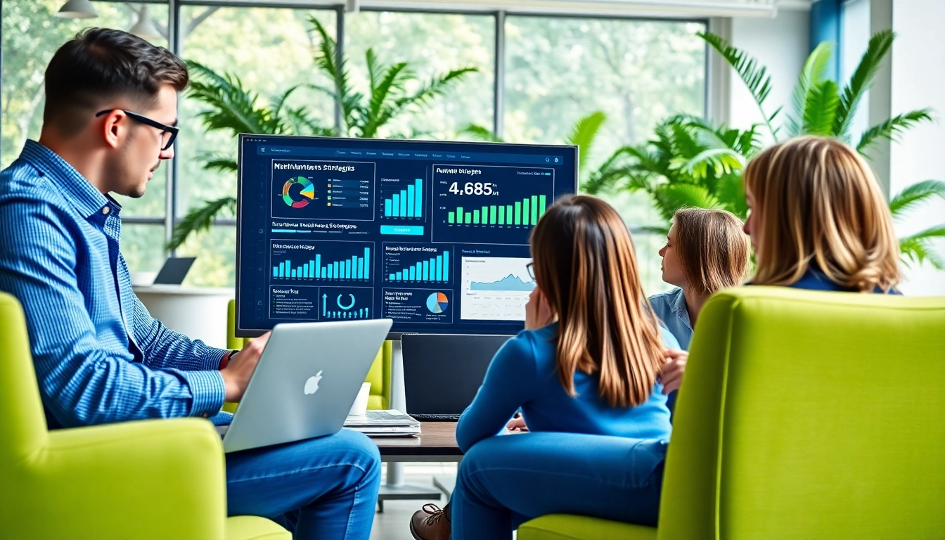 Collaborative digital marketing session at https://solarxmedia.com focusing on innovative strategies.