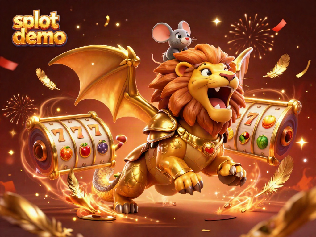 Witness thrilling slot demo action in an epic 3D scene with vibrant colors and dynamic elements.