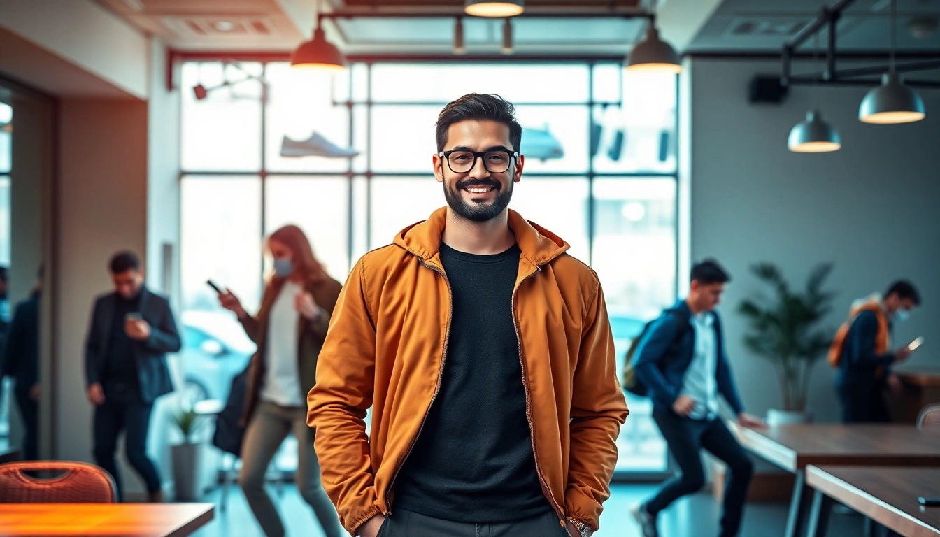 Verken het levenstijlplatform https://menlife.be met een moderne man in een stijlvolle omgeving.
