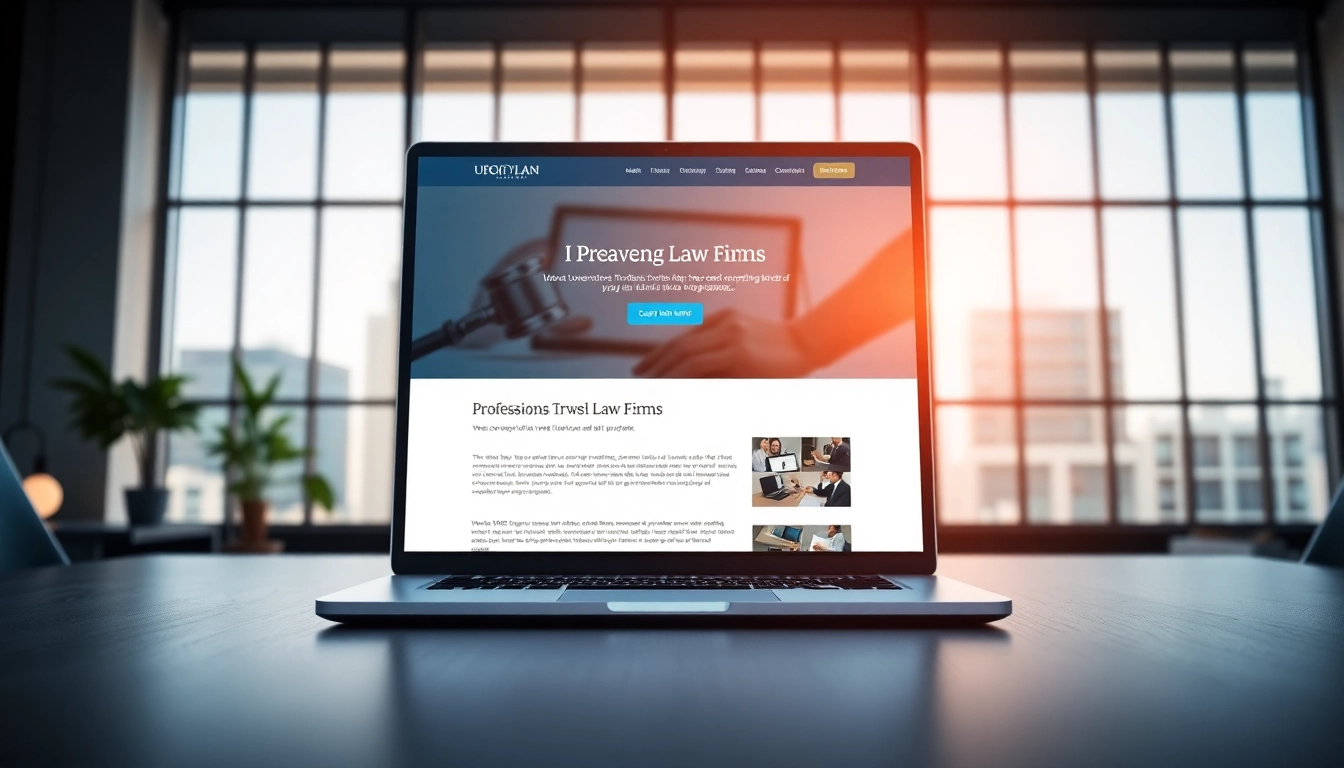 Enhance your digital presence with services from https://www.websites.law, showcasing a modern law firm website design.