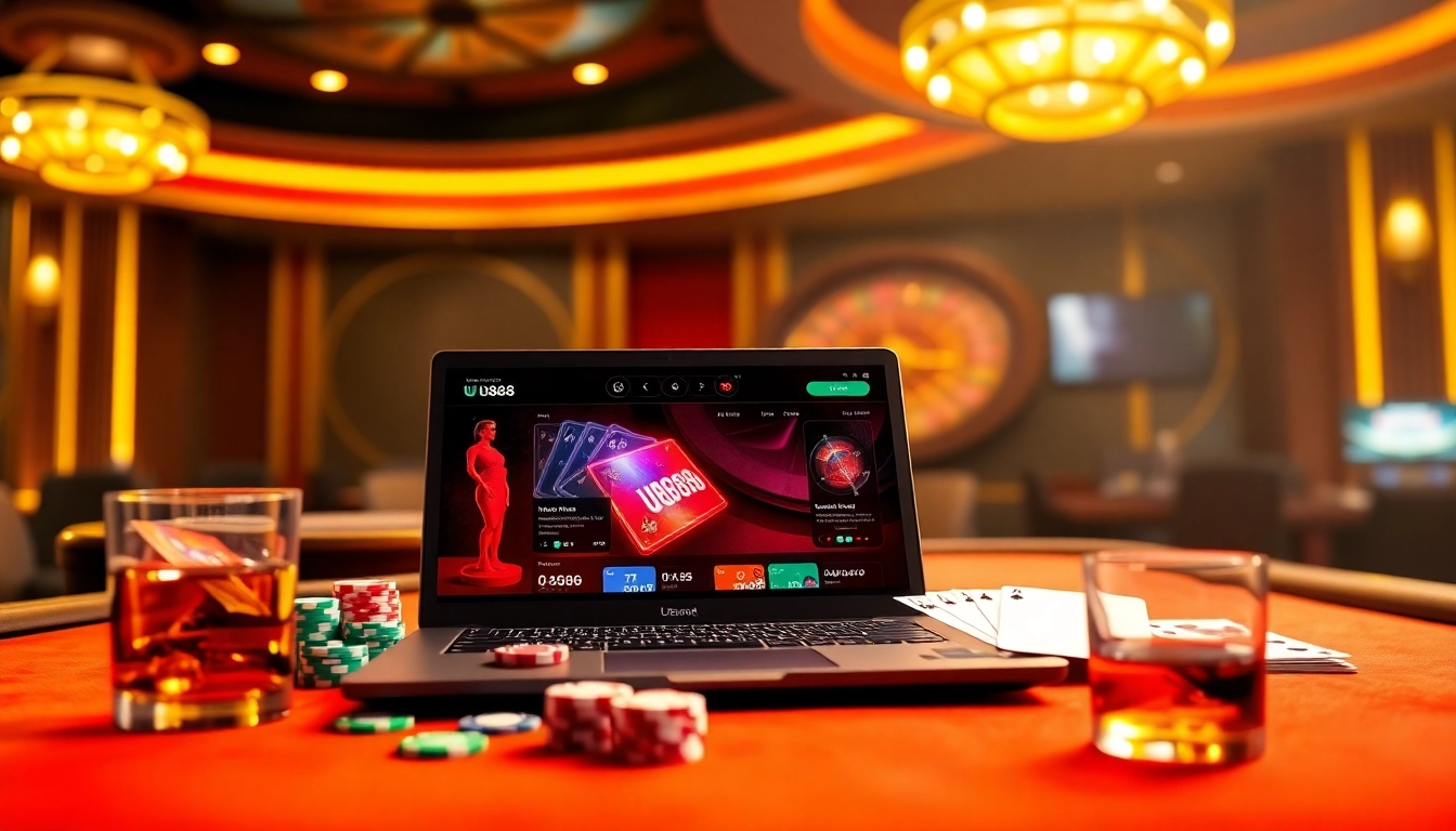 Experience the excitement of winning at U8888's prestigious online casino with vibrant tables and thrilling games.