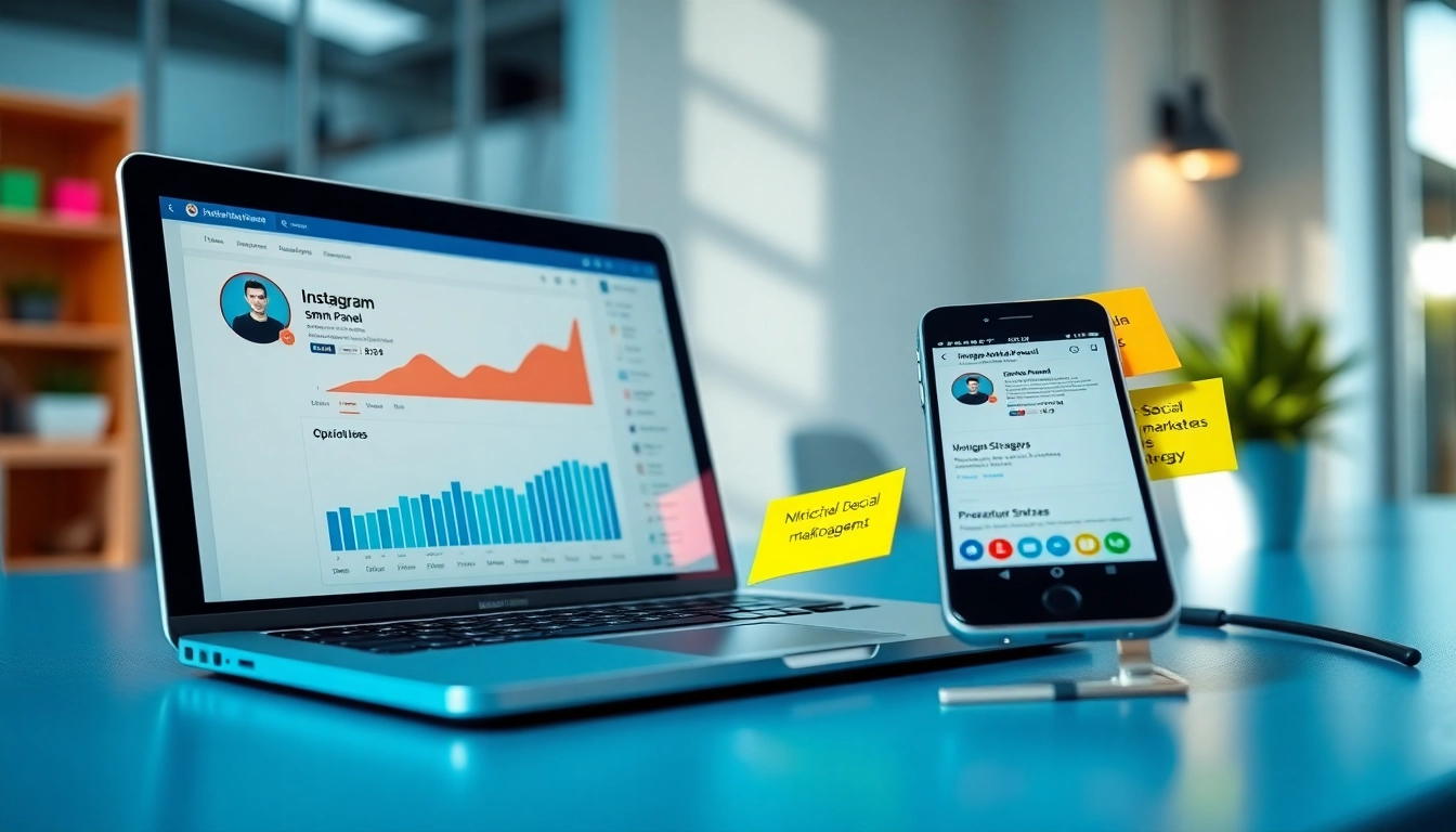 Boost your Instagram smm panel with detailed insights in a vibrant marketing workspace.