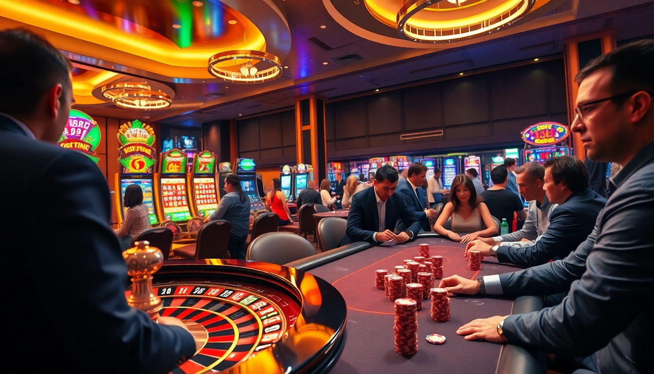 RR88 offers an exhilarating casino experience with vibrant slot machines and poker action.