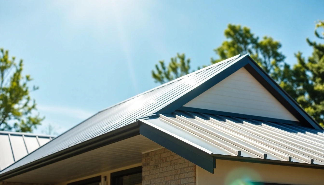 Install a high-quality metal roofing system on a modern home with sleek design features.