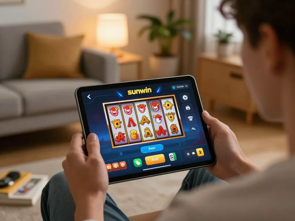 Experience thrilling moments with LINK SUNWIN in an engaging online gaming setting from home