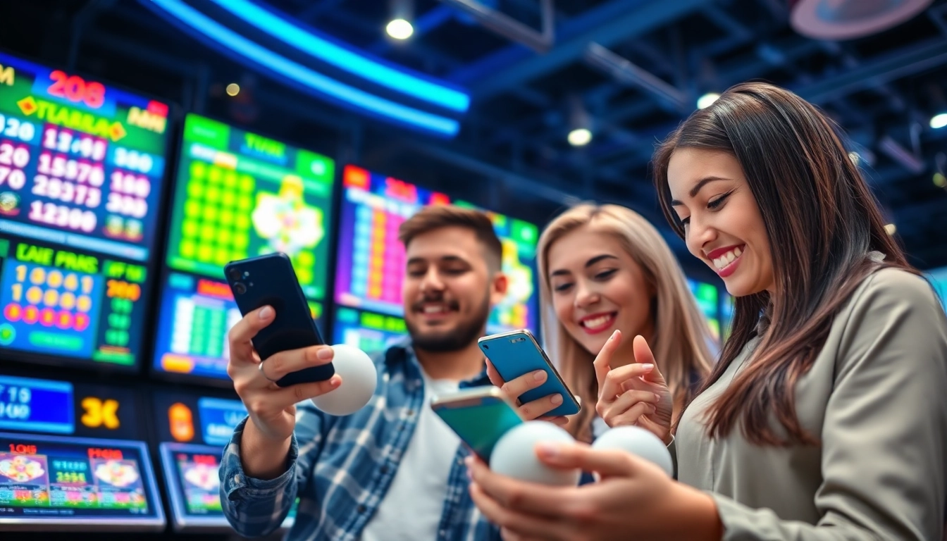 Sayaptogel players checking lottery results in an engaging online gaming environment.