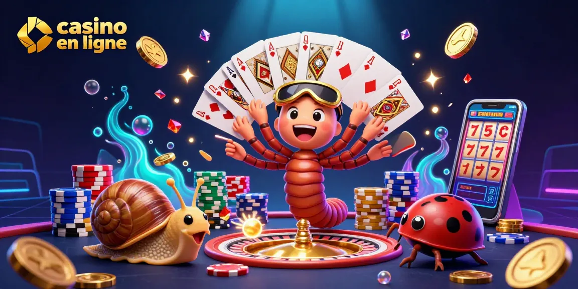 Casino en ligne : Mettez-vous dans le jeu avec notre illustration dynamique de personnages 3D.