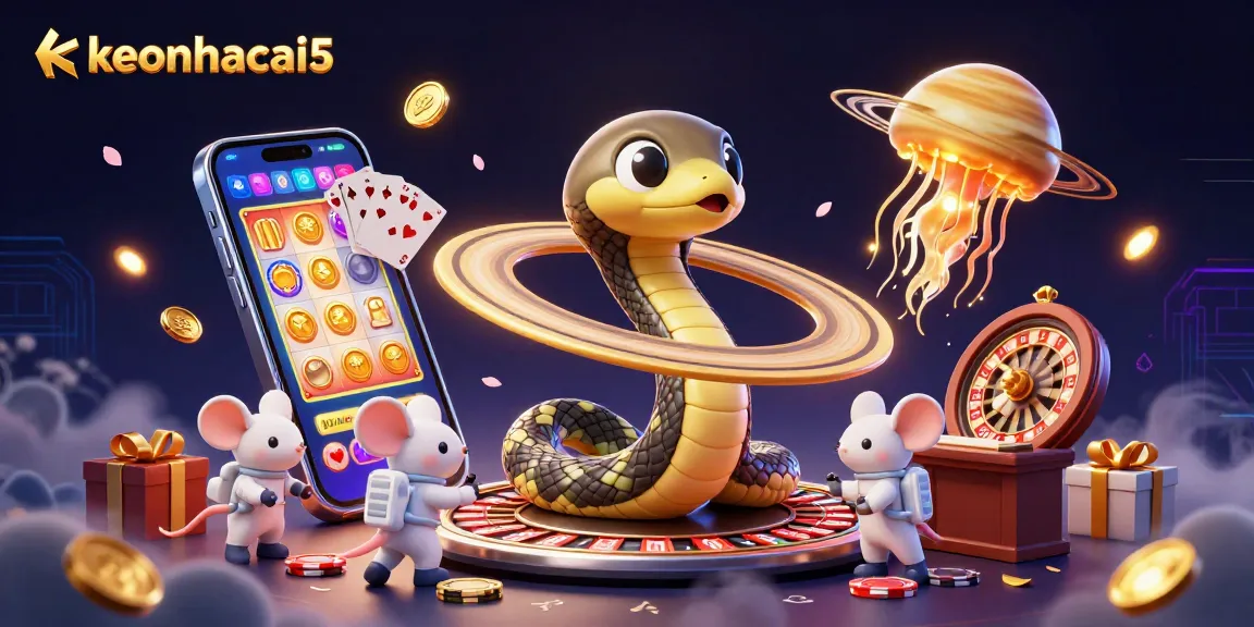 Experience thrilling gameplay on keonhacai5 with vibrant space-themed casino fun.