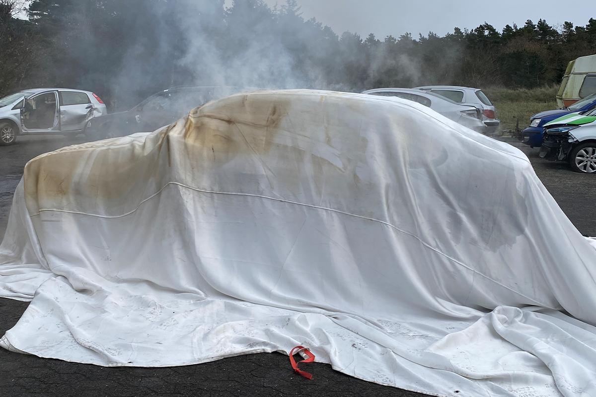 EV Fire Blanket for Electric Vehicle Fire Containment