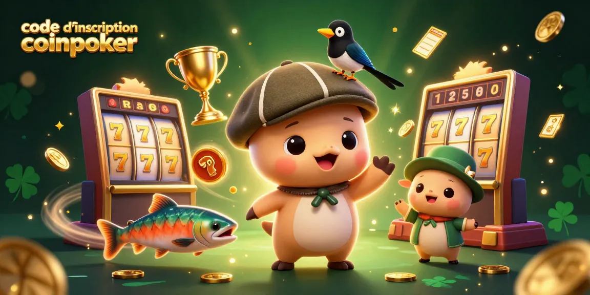 Code d'inscription coinpoker : Obtenez votre bonus de bienvenue avec Nessie et des éléments de casino.