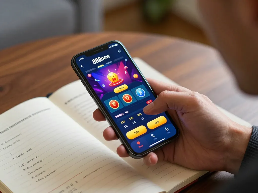 Engaging with 888now đăng nhập for online betting on mobile app, showcasing dynamic gameplay and responsible gaming.