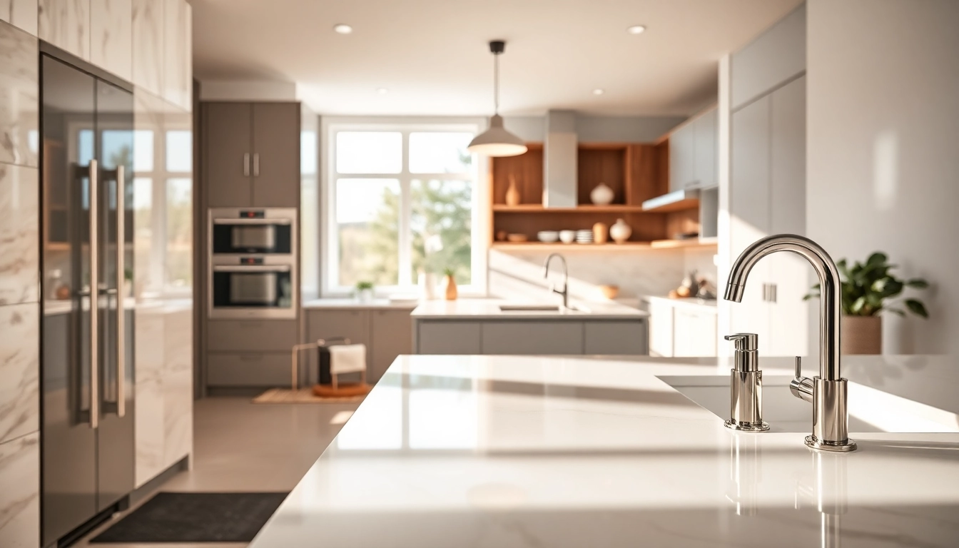 Enhancing spaces through bathroom and kitchen remodeling with modern design elements and natural light.
