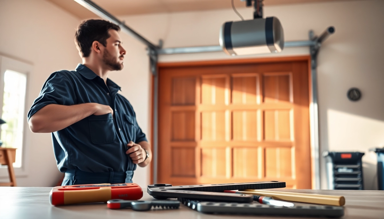 Technician conducting Garage Door Repair in Vancouver Wa, ensuring optimal functionality of garage doors.