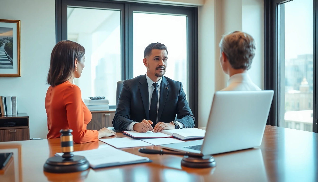 Consult with a knowledgeable Houston Personal Injury Attorney in a professional office setting.