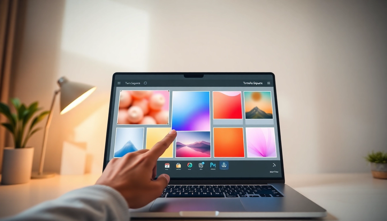 Effortlessly turn image into square with an innovative online tool showcasing various editing options.