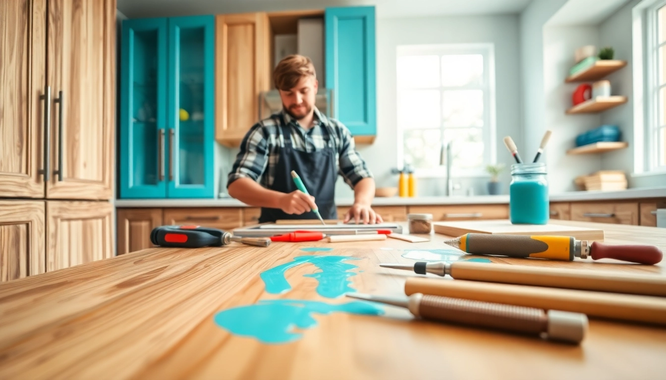 Cabinet Refacing Saint Petersburg FL expert showcasing stylish cabinetry in a modern kitchen setting.