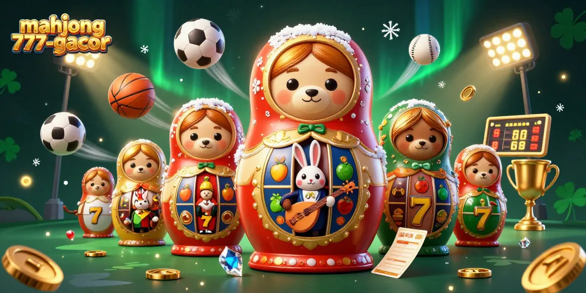 Play exciting games at mahjong777-gacor with a dynamic digital casino scene featuring captivating characters and elements.