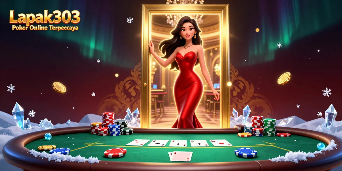 Experience the thrill of Lapak303 Poker Online Terpercaya with stunning casino visuals and action-packed gameplay.