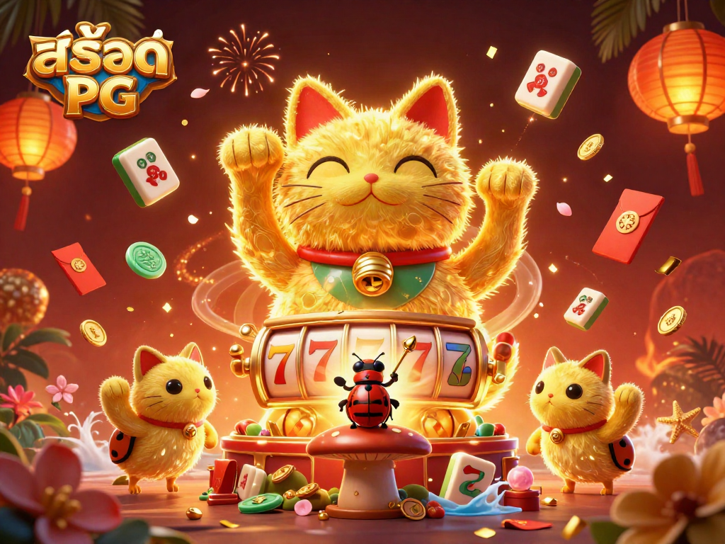 เกมสล็อต สล็อต PG เต็มไปด้วยความสนุกพร้อมสัญลักษณ์และส่วนประกอบแห่งโชคลาภ