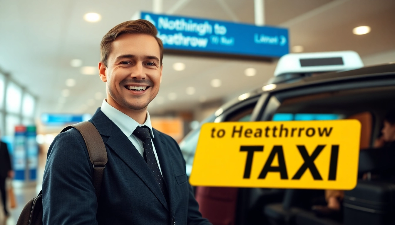 Book reliable Nottingham to Heathrow Taxi for seamless travel experience at the airport.