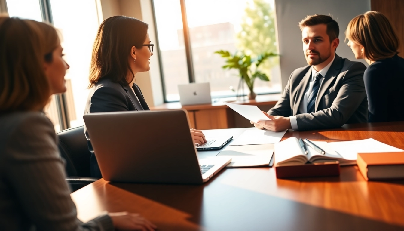 Consultation at https://www.agslawfirm.com showcasing a professional attorney assisting clients.