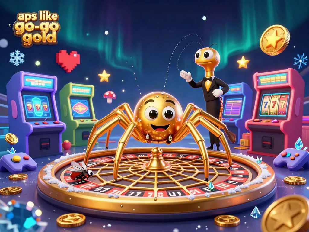 Experience thrilling spins at apps like go go gold with colorful arcade machines and a lively betting scene.